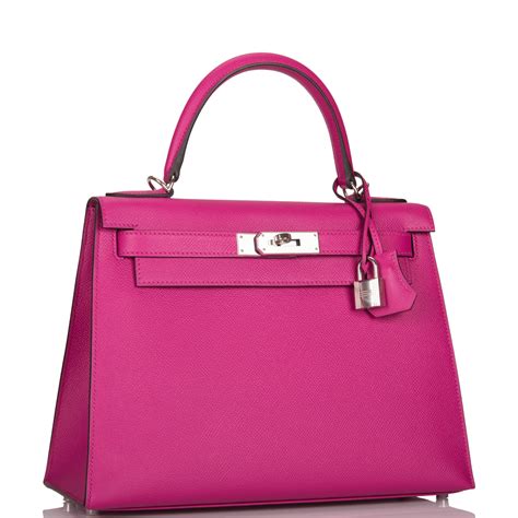 hermes rose pourpre with redd|hermes purple leather bag.